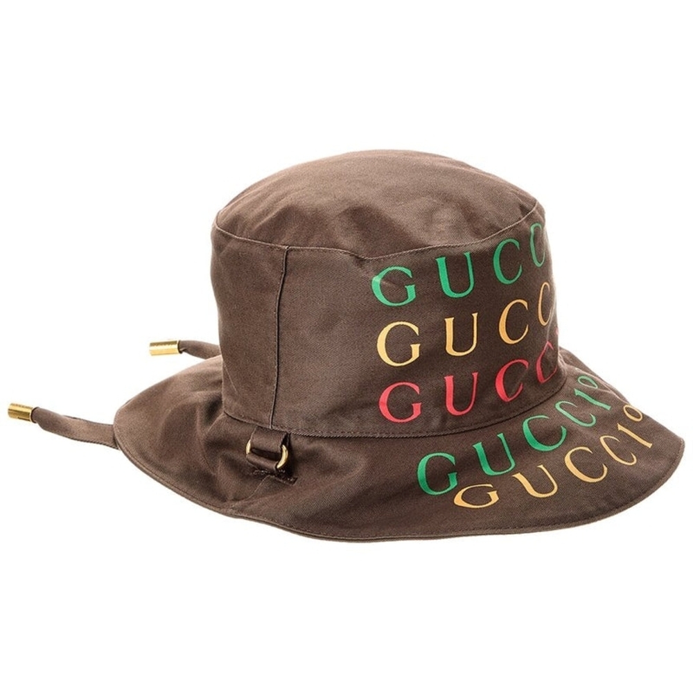 New Gucci Multicolor Logo Men's Hag - Picture 3 of 5